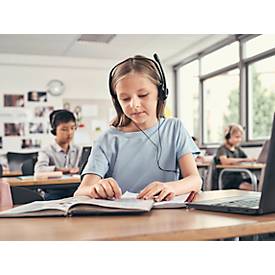 Stereo-Headset EPOS EDU 12 USB, binaural, Noise Cancelling, 84 g, 10 Stück, schwarz