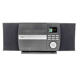 Stereoanlage Soundmaster® ICD1010AN, DAB+/UKW/CD/CDR/CDRW/CDMP3, 2 x 5 W, USB/WLAN/Bluetooth, 2,4“ Display, App-Steuerung/Fernbedienung, Wandmontage