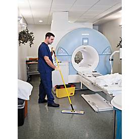 Stiel für Wischmopps Rubbermaid® Hygen™ Quick-Connect, Schnellverbindungssystem, mit Griff, L 1,42 m, x Ø 21 mm, Alumnium, gelb-schwarz