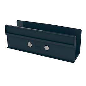 Stiftehalter Sigel Business, für Glasmagnetboards 3-5 mm, belastbar bis 500 g, magnetisch, hellgrau