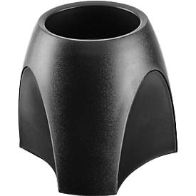 Stifteköcher Han DELTA, rutschfest, Schaumstoffeinlage, Polystyrol, schwarz-schwarz