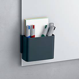 Stifteköcher Sigel Business M, für Glasmagnetboards 3-5 mm, für ca. 10 Stifte, magnetisch, anthrazit