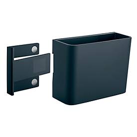 Stifteköcher Sigel Business M, für Glasmagnetboards 3-5 mm, für ca. 10 Stifte, magnetisch, anthrazit