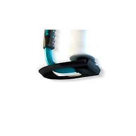 Stretchfolien Abroller grip® Systems, für grip®-Rollen mit einer Breite bis 400 mm, ergonomischer Handgriff, Aufhängevorrichtung, Stahl, wasserblau