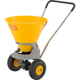 Streuwagen, 20 oder 35 Liter, mit klappbarem Stützfuß, Streumenge einstellbar