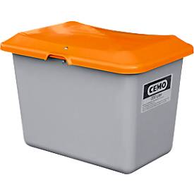 Strooizoutbak standaard, zonder uitneemopening, 200 l, L 890 x B 600 x H 640 mm