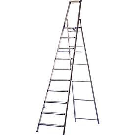 Stufenstehleiter Lila-Serie, 10 Stufen