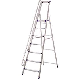 Stufenstehleiter Lila-Serie, 7 Stufen