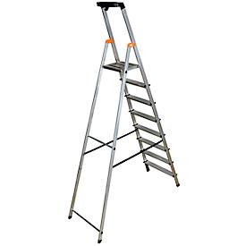 Stufenstehleiter Safety, 8 Stufen