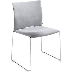 Stuhl Ariz 570 V, gepolstert/gepolstert, grau