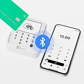 SumUp Solo Lite EC- & Kreditkartenterminal inkl. Ladestation, kabellos, mit über 1.000 Zahlungen pro Akkuladung