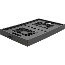 Sunware Klappbox Heavy Duty, Inhalt 45 Liter, Traglast 30 kg, anthrazit