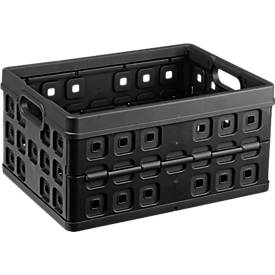 Square Klappbox, Inhalt 32 oder 46 Liter, 30 kg Tragkraft, für Lebensmittel