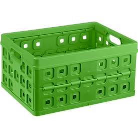 Square Klappbox, Inhalt 32 oder 46 Liter, 30 kg Tragkraft, für Lebensmittel