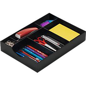 System-Schublade für Sortierstation Styro styrodoc, schwarz