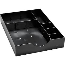 System-Schublade für Sortierstation Styro styrodoc, schwarz