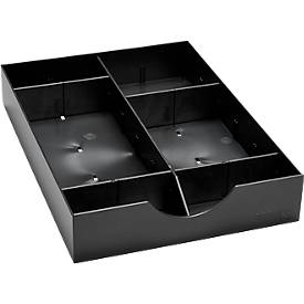 System-Schublade für Sortierstation Styro styrodoc, schwarz