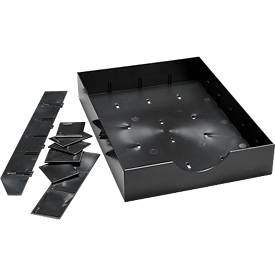 System-Schublade für Sortierstation Styro styrodoc, schwarz