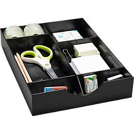 System-Schublade für Sortierstation Styro styrodoc, schwarz