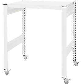 Table créative mobile ORDO Professional – acier - table de base - surface d'écriture amovible – l. 810 x P 635 x H 825 mm - blanc trafic RAL 9016