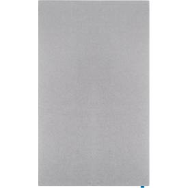 Tableau d'affichage acoustique Wall Up, classe d'absorption B, épaisseur 20 mm, textile et recyclage PET, gris, L 1195 x H 2000 mm