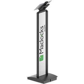 Tablet-Bodenständer BRAND ME CLING, schwarz