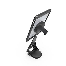 Tablet Halterung Compulocks Grip&Dock, universell für alle Tablets, mit Schloss, schwarz