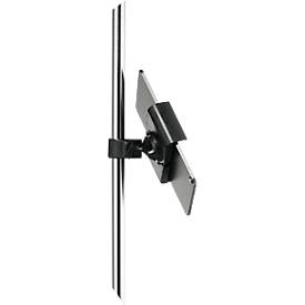 Tablet Halterung Durable TOUGH CLAMP XL, für 1 Tablet mit 7-13', Montage an Regalen/Tischen, um 360° drehbar, schwenkbar/neigbar, mit Klemme, schwarz