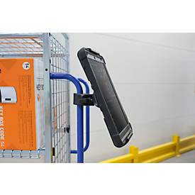 Tablet Halterung Durable TOUGH CLAMP XL, für 1 Tablet mit 7-13', Montage an Regalen/Tischen, um 360° drehbar, schwenkbar/neigbar, mit Klemme, schwarz