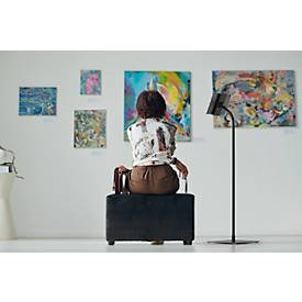 Tablet Halterung Durable TOUGH FLOOR, für 1 Tablet mit 7-13', Bodenständer, 360° drehbar, Kabelführung, Diebstahlsicherung, schwarz