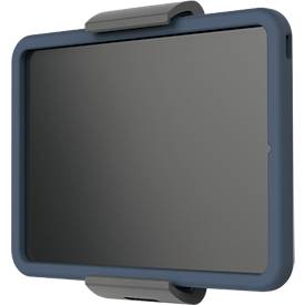 Tablet Wandhalterung Durable Tablet Holder Wall XL, für Tablets 7-13', um 360° drehbar, gummierte Oberfläche, mit Kabelführung, silber