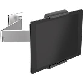 Tablet Wandhalterung DURABLE WALL ARM, für Tablets 7-13', drehbarer Schwenkarm, um 360° drehbar, neigbar