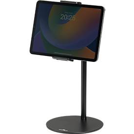 Tablethalter Durable Twist Table, für Tablets & Handy von 4,7-13', höhenverstell-/dreh/-neigbar, B 190 x T 190 x H 370 mm, Kunststoff & Metall, schwarz