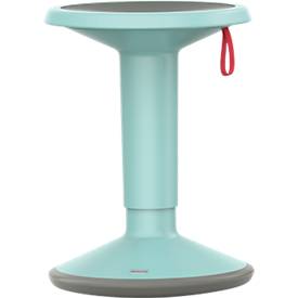 Tabouret réglable en hauteur UPis1, Ø 330 x H 450 - 630 mm, turquoise pastel