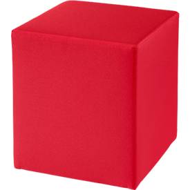 Tabouret Wall In, l. 410 x P 410 mm, rouge