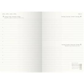 Tageskalender Sigel Conceptum 2026 C2620, A5, 400 Seiten, 1 Jahr, 1 Seite für je 1 Tag, PEFC®-Papier/Kunststoff, schwarz