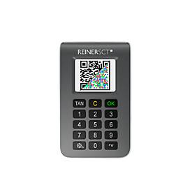TAN Generator REINERSCT tanJack photo QR, für Sm@rtTAN photo & chipTAN QR, bis 5 Jahre Batterielaufzeit, grau