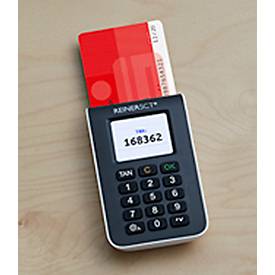 TAN Generator REINERSCT tanJack photo QR, für Sm@rtTAN photo & chipTAN QR, bis 5 Jahre Batterielaufzeit, grau