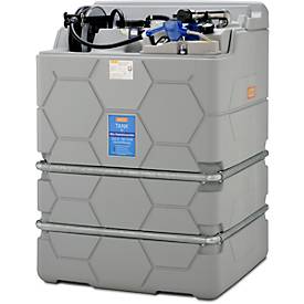 Tankanlage CEMO CUBE Indoor Premium für AdBlue®, 8 m Schlauch, Schlauchaufroller, Zähler K24, B 1200 x T 1150 x H 1800 m