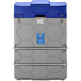 Tankanlage CEMO CUBE Outdoor Basic für AdBlue®, 6 m Schlauch, Winterpaket, B 1200 x T 1150 x H 1800 mm, 1500 l Volumen