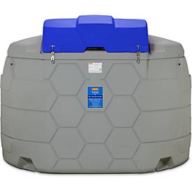 Tankanlage für AdBlue® CEMO CUBE-Tank, 5000 l Volumen, 230 V Elektropumpe