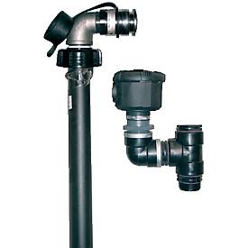 Tankwagenanschluss für CEMO AdBlue®-PE-Bandagentank BASIC, 2″ Gewinde, mit Befüllrohr und Trockenkopplung