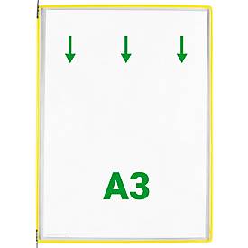 tarifold Sichttafeln DIN A3, gelb, 10 Stück