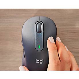 Tastatur-Maus-Set Logitech Signature Combo MK650 for Business, kabellos, QWERTZ, Handballenauflage, 2 Verbindungsmodi, schwarz