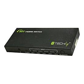 TECHly 5 IN 1 OUT HDMI Switch with Remote Control, 4Kx2K, 3D - Video/Audio-Schalter - 5 Anschlüsse