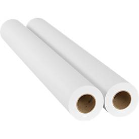 tecno Plotterrollen CAD 90, 91,4 cm x 100 m, 90 g/m², weiß, ungestrichen, Karton = 2 Rollen