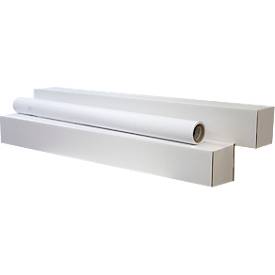 tecno Plotterrollen CAD 90, 91,4 cm x 50 m, 90 g/m², weiß, ungestrichen, Karton = 3 Rollen