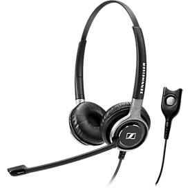 Telefon-Headset Sennheiser SC 660, kabelgebunden, binaural, HD, Ohrpolster, + Adapter CEHS-AV04