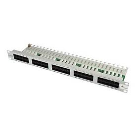 Telegärtner ISDN/Telephone Patch Panel MPPI50-H - Patch Panel - UTP - RJ-45 X 50 - Hellgrau, RAL 7035 - 1U