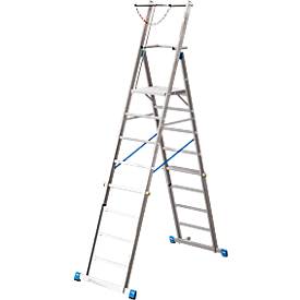 Teleskop-Plattformleiter Krause, 6-8 Sprossen